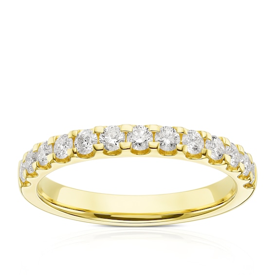 9ct Yellow Gold 0.50ct Diamond Eternity Ring