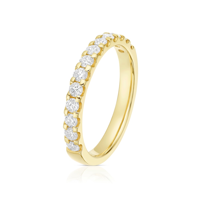 Main Image 2 of 9ct Yellow Gold 0.50ct Diamond Eternity Ring