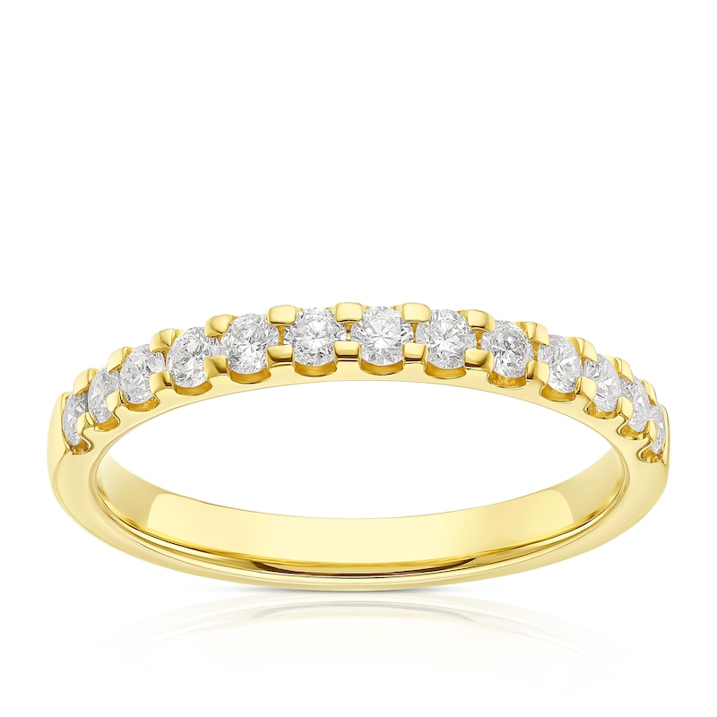 9ct Yellow Gold 0.33ct Diamond Eternity Ring