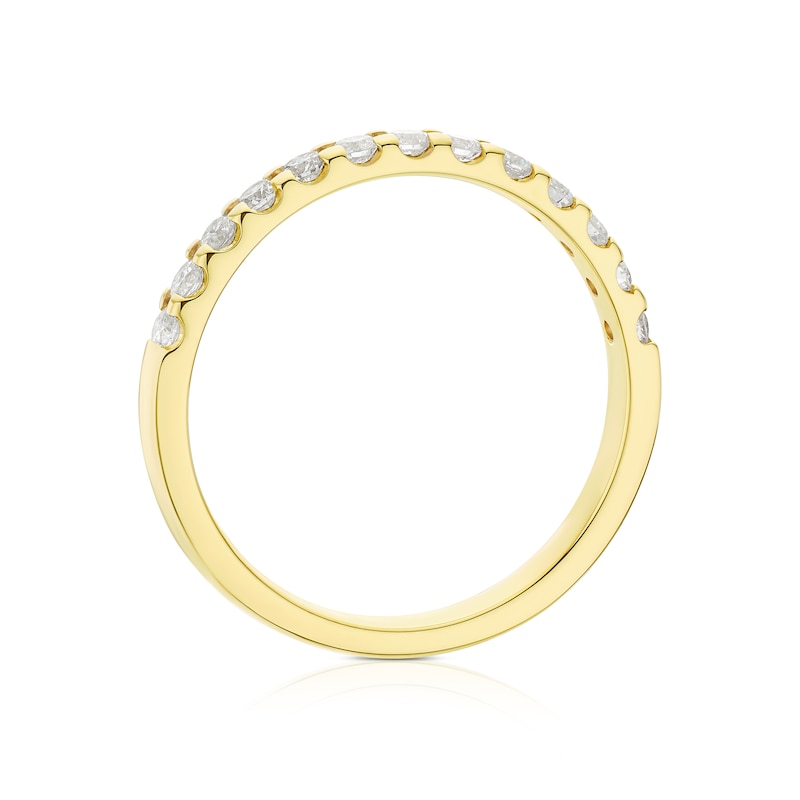 9ct Yellow Gold 0.33ct Diamond Eternity Ring