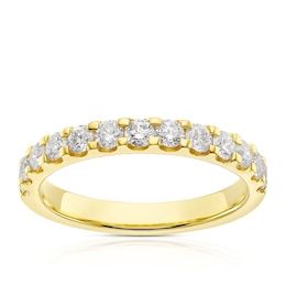 9ct Yellow Gold 0.66ct Diamond Eternity Ring