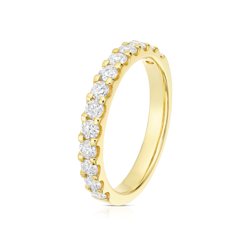 Main Image 2 of 9ct Yellow Gold 0.66ct Diamond Eternity Ring