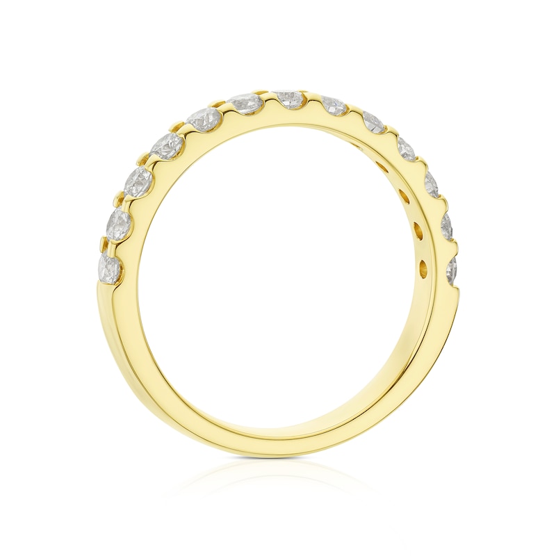 Main Image 3 of 9ct Yellow Gold 0.66ct Diamond Eternity Ring