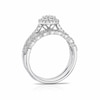 Thumbnail Image 2 of Perfect Fit 9ct White Gold 0.50ct Diamond Vintage Round Bridal Set