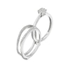 Thumbnail Image 2 of Perfect Fit 9ct White Gold 0.20ct Diamond Cluster Insert Ring