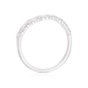 Thumbnail Image 3 of 9ct White Gold Diamond Twisted Shaped Ring