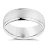 Thumbnail Image 1 of Men's 9ct White Gold Satin Polished 7mm Band