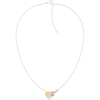 Thumbnail Image 1 of Tommy Hilfiger Ladies' Two-Tone Gold & Silver Tone Heart Necklace