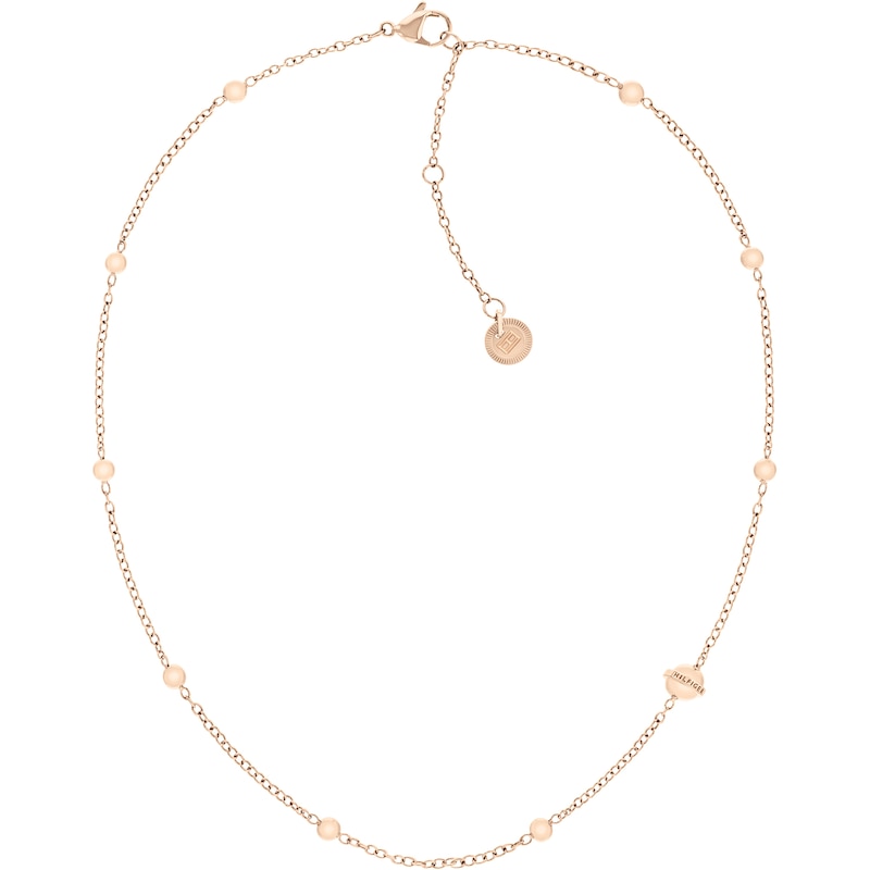 Main Image 1 of Tommy Hilfiger Ladies' Carnation Gold Plated Orb Necklace