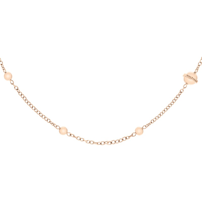 Main Image 2 of Tommy Hilfiger Ladies' Carnation Gold Plated Orb Necklace