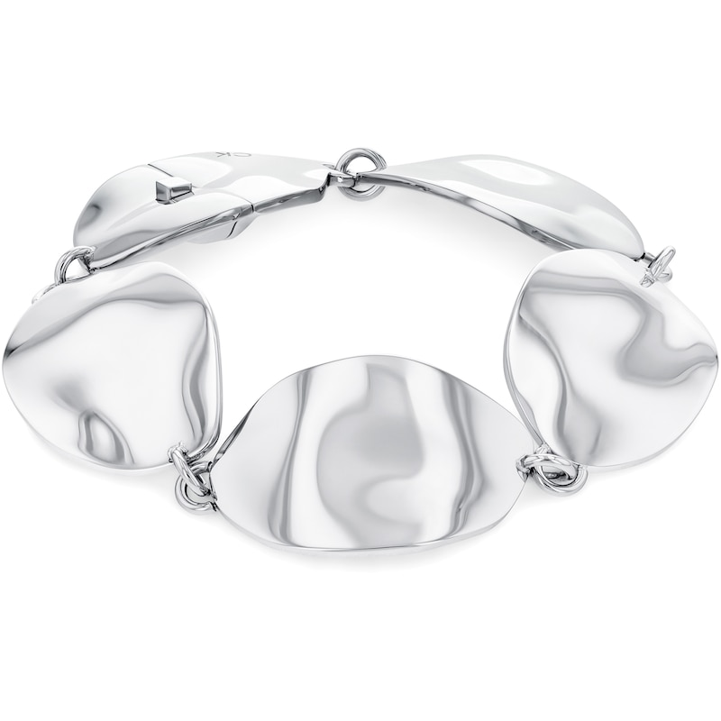 Calvin Klein Ladies' Stainless Steel Sculptural Bracelet