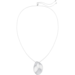 Calvin Klein Ladies' Stainless Steel Sculptural Necklace
