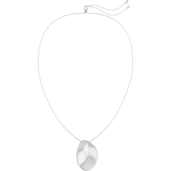 Calvin Klein Ladies Stainless Steel Sculptural Necklace