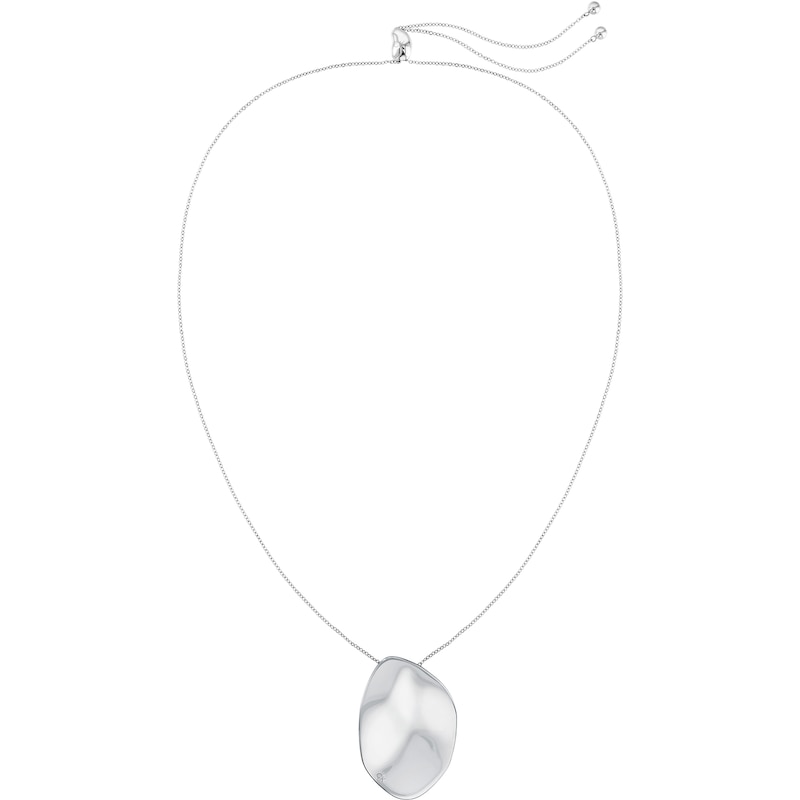 Main Image 1 of Calvin Klein Ladies' Stainless Steel Sculptural Necklace