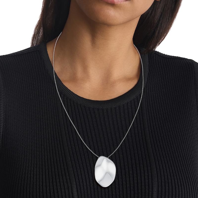 Main Image 3 of Calvin Klein Ladies' Stainless Steel Sculptural Necklace