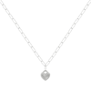 Thumbnail Image 1 of Radley Ladies' Silver Tone Heart Padlock Charm Necklace