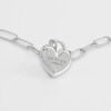 Thumbnail Image 2 of Radley Ladies' Silver Tone Heart Padlock Charm Necklace