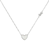 Thumbnail Image 0 of Radley Sterling Silver Mother Of Pearl Heart & Jumping Dog Necklace