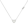 Thumbnail Image 1 of Radley Sterling Silver Mother Of Pearl Heart & Jumping Dog Necklace