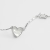Thumbnail Image 2 of Radley Sterling Silver Mother Of Pearl Heart & Jumping Dog Necklace