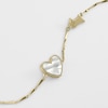 Thumbnail Image 1 of Radley 18ct Gold Plated Mother Of Pearl Heart & Jumping Dog Necklace