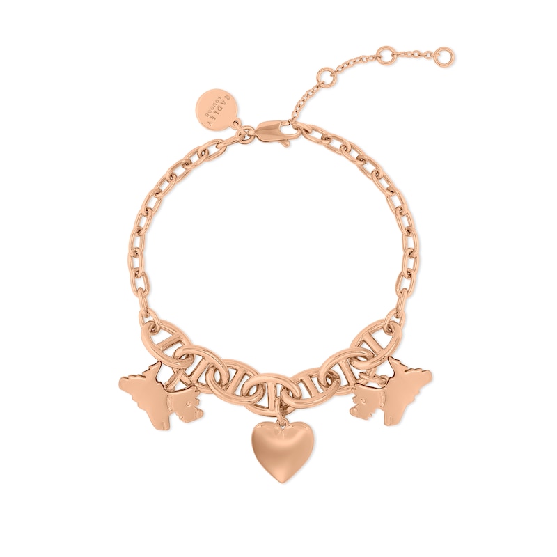 Main Image 1 of Radley 18ct Rose Gold Plated Charm Bracelet
