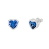 Thumbnail Image 0 of Radley Ladies' Sterling Silver Blue Stone Heart Stud Earrings