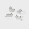 Thumbnail Image 2 of Radley Sterling Silver Tone Twin Pack Dog & Heart Earrings