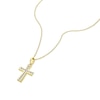 Thumbnail Image 2 of 9ct Yellow Gold 0.25ct Diamond Cross Pendant