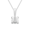 Thumbnail Image 4 of 9ct White Gold 0.25ct Diamond Solitaire Pendant
