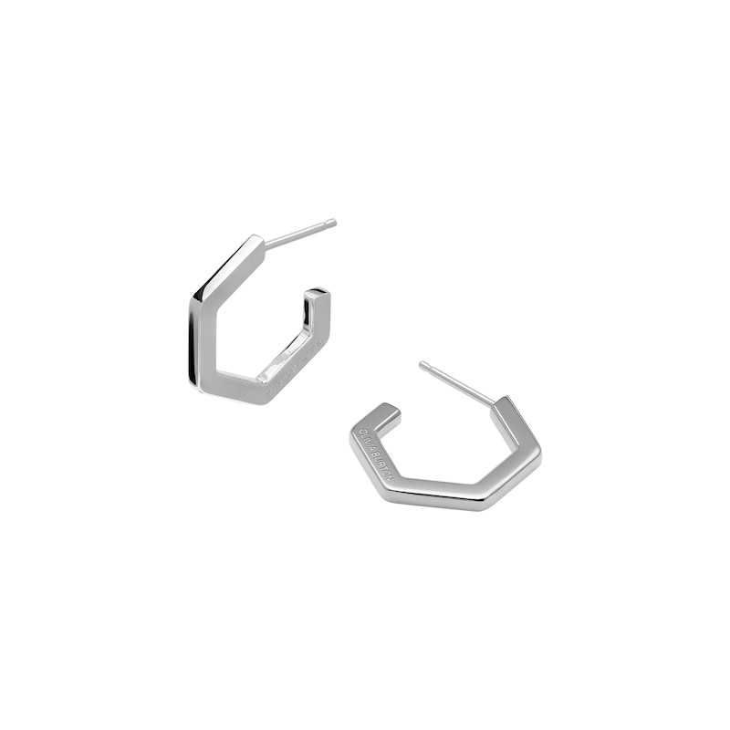 Main Image 3 of Olivia Burton Honeycomb Ladies' Stainless Steel Hoop Earrings