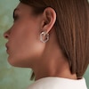 Thumbnail Image 4 of Olivia Burton Honeycomb Ladies' Stainless Steel Hoop Earrings