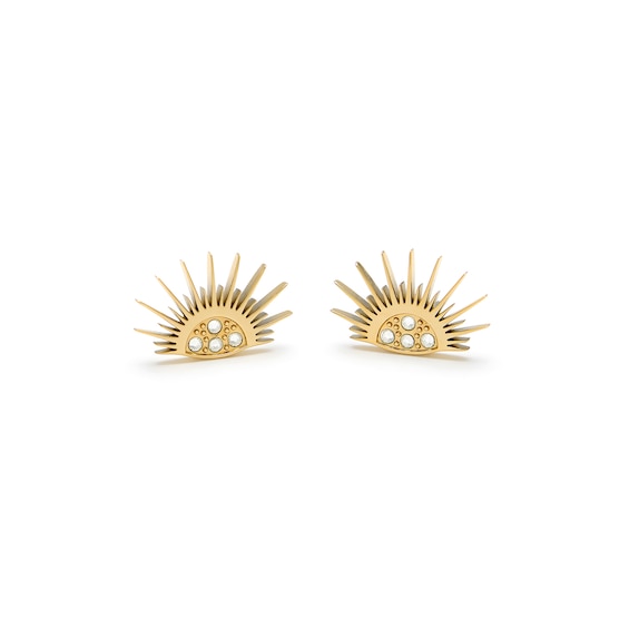 Olivia Burton Celestial Sun Womens Gold Tone Sunshine Stud E