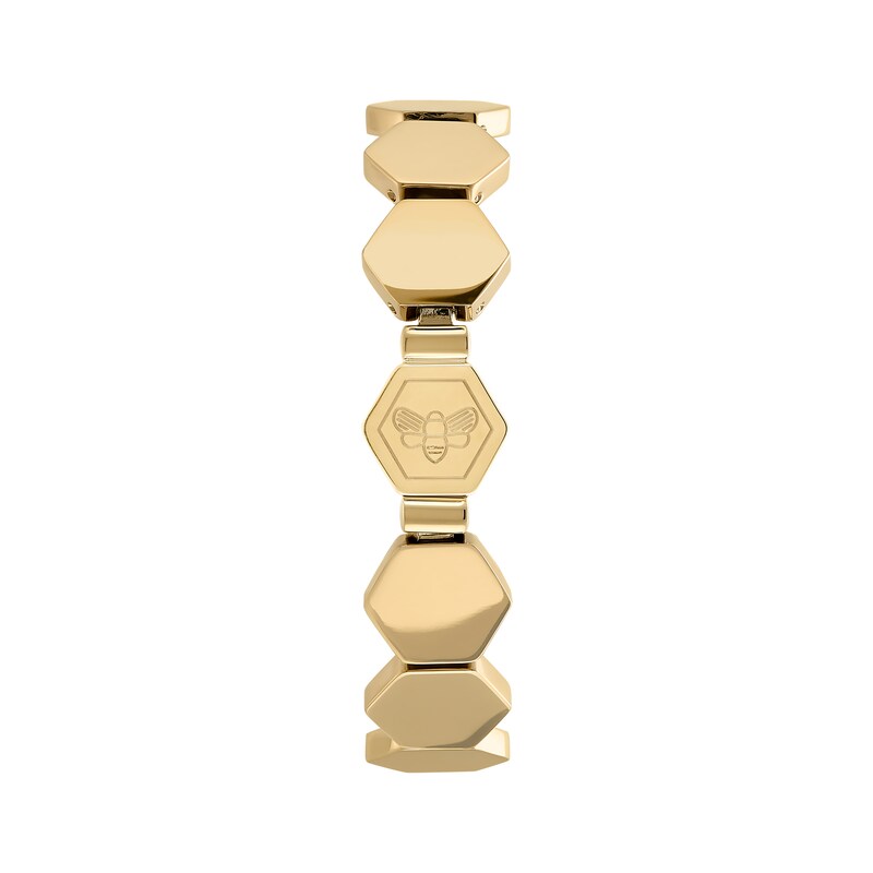Main Image 2 of Olivia Burton Honeycomb Ladies' Gold Tone Slim Cuff Bracelet