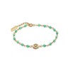 Thumbnail Image 2 of Olivia Burton Minima Bee Ladies' Green Agate Beaded Charm Bracelet