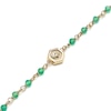 Thumbnail Image 2 of Olivia Burton Minima Bee Ladies' Green Agate Beaded Charm Bracelet