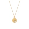 Thumbnail Image 1 of Olivia Burton Celestial Sun Ladies' Gold Tone Moon Disc Pendant Necklace