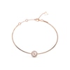 Thumbnail Image 0 of Guess Rose Gold Tone 4G Crystal Charm Bracelet