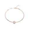 Thumbnail Image 1 of Guess Rose Gold Tone 4G Crystal Charm Bracelet