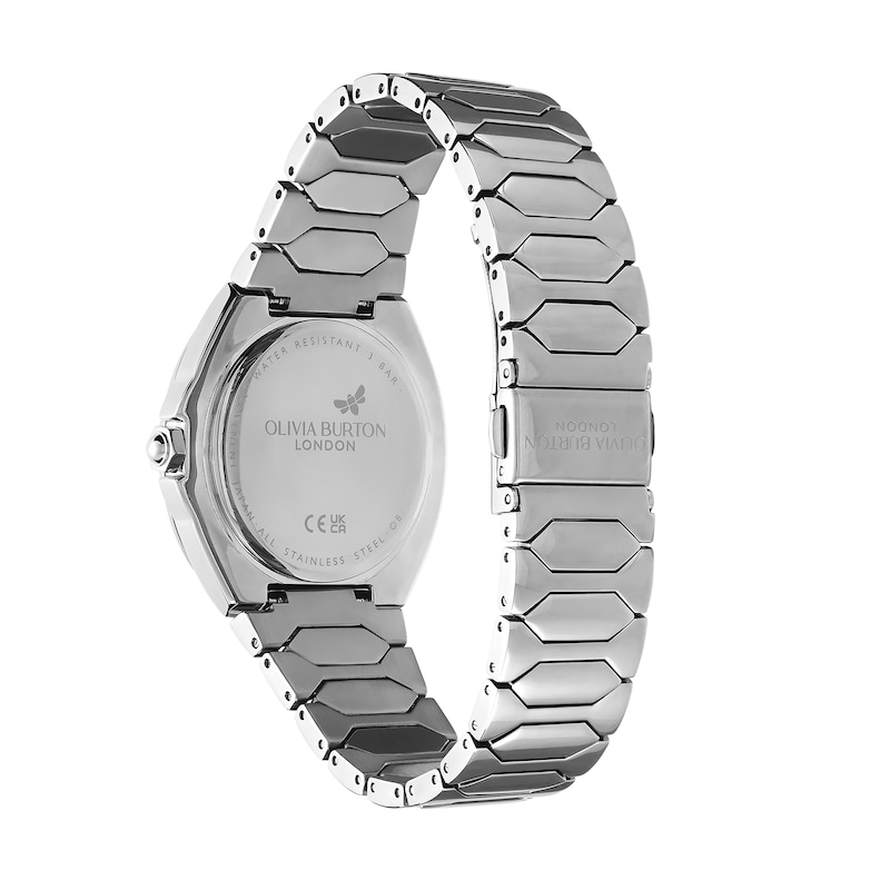 Main Image 5 of Olivia Burton Lustre Grey MOP Dial Stainless Steel  Watch