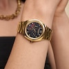 Thumbnail Image 5 of Olivia Burton Lustre Gold Tone Stainless Steel Bracelet Watch