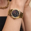 Thumbnail Image 6 of Olivia Burton Lustre Gold Tone Stainless Steel Bracelet Watch