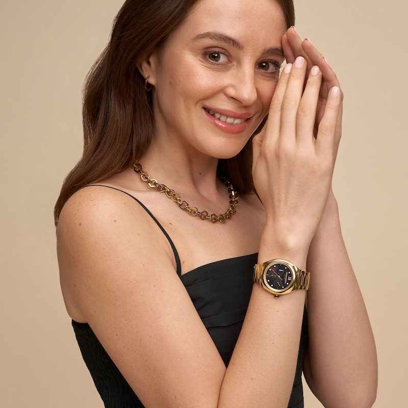 Main Image 7 of Olivia Burton Lustre Gold Tone Stainless Steel Bracelet Watch