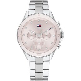 Tommy Hilfiger Ladies' Pink Dial Stainless Steel Bracelet Watch