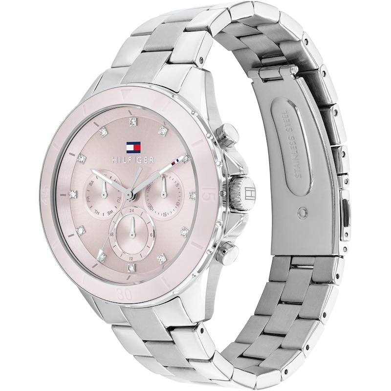 Main Image 2 of Tommy Hilfiger Ladies' Pink Dial Stainless Steel Bracelet Watch