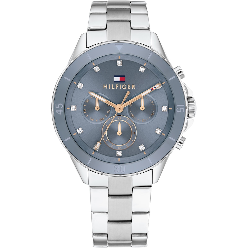 Tommy Hilfiger Ladies' Moonlight Blue Dial Stainless Steel Bracelet Watch