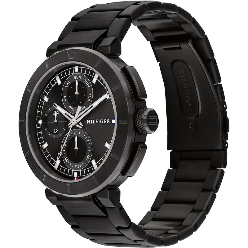 Main Image 2 of Tommy Hilfiger Men's Black Ion Plated Bracelet Watch