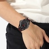 Thumbnail Image 4 of HUGO #COMPLETE Men's Black Leather Strap Watch