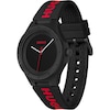 Thumbnail Image 2 of HUGO #LIT Men's Black Dial Black Silicone Strap Watch