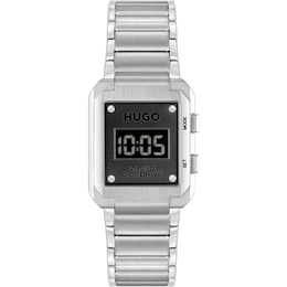 HUGO #THRIVE Men's Stainless Steel Digital Watch